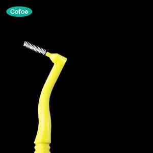 MEEDO L-Shaped Interdental Toothbrushes 5pcs per pack for Ortho Braces Oral Care Cleaning Brush