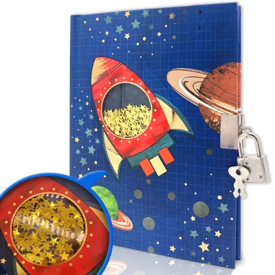Diary with Lock and Keys 160 Pages Journal Secret Cute Notebook for Little Kids