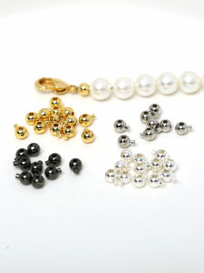 สร้อยข้อมือไข่มุก DIY ทองแดงชุบทอง 18K กดดันสูง กระดุมปิด หัวเข็มขัด จับคู่ จุดยืน