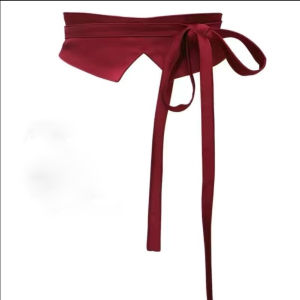 Fashion Dress Belt Womens Decorative Straps Versatile with Trench Coat Fabric Black Trend Wide Waist Seal Waist