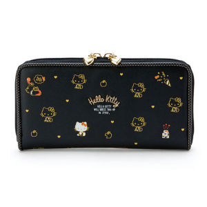 ULEEK  Sanrio Hello Kitty Wallet Keychains Purse for Women Adult Gift Card Bag Decoration Fold Coin Purse