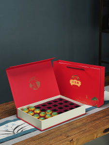 Hộp Đựng Trà Puer Nhỏ Xinhui Little Qingkan Hộp Quà Tặng Rỗng Hộp Đựng Trà 18 Quả 28 Quả Nửa Cân Hộp Đựng Trà Vỏ Quýt Già