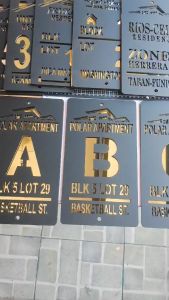 laser cut Personalize House Plate Number/Signage/Marker/Laser cut/acrylic