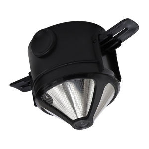 Portable Pour Over Coffee Dripper Reusable Stainless Steel Infuser with Folding Design Plastic Material Manual Coffee Maker