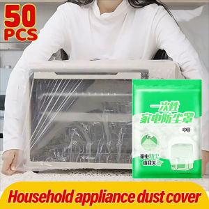 YESPERY 50Pcs Thickened Disposable Dust Covers for Household Appliances Rice Cookers Pots Microwave Ovens Large Film Covers