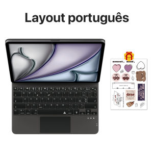 Ultra Slim Backlit Keyboard Case Trackpad Magnetic Floating For iPad 11th Gen A16 10th Air4 5 6 Pro 11 13 M4 12.9 Wireless Cover