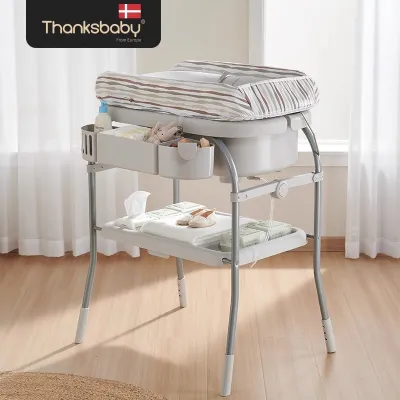 Thanksbaby | Foldable Baby Changing Table Bathing Station Diaper Changing Pad
