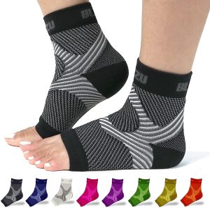 JUUMMP Plantar Fasciitis Compression Ankle Brace Socks: Foot Pain Relief & Recovery