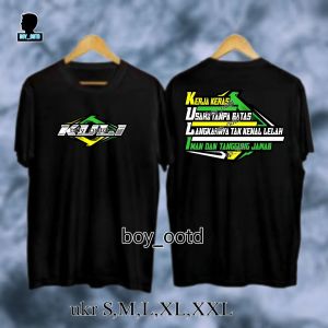 kaos KULI kerja keras usaha tanpa batas || kaos distro kaos cowok sablon