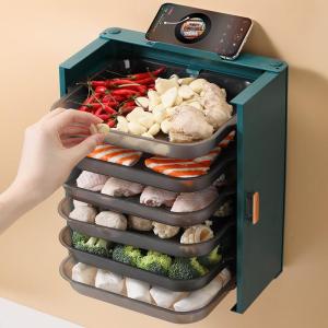 Wall Mounted Folding Organizer Shelf