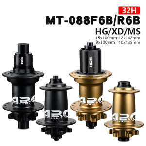 Arc | ARC MT088 MTB Hub 6 Pawls 180 Clicks Sealed Bearing Front 9x100 15x100 Rear 10x135 12x142 Bicycle Cube 8 9 10 11 12 Speed