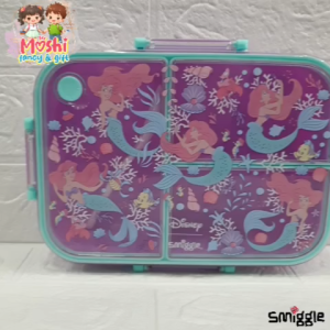 Tempat Makan Sekat / Lunch Box Sekat Ariel Mermaid / Tempat Bekal Anak Perempuan / Box Makan Trio Lunchbox