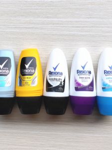 โลชั่นกันเหงื่อ REXONA Rexona Deodorant Spray โลชั่นกันเหงื่อแบบลูกปัดสำหรับผู้ชายและผู้หญิง ป้องกันกลิ่นและความชื้น