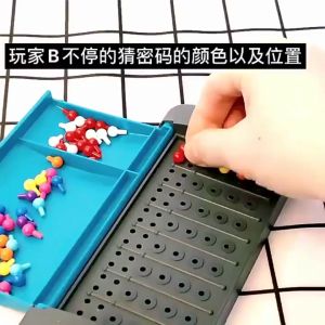 Classic Code Breaking Mastermind Family Boardgame Toy Mainan Pecah Kod Educational Learning Code Breaker Game