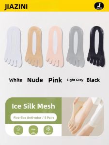 JIAZINI | Anti-slip No-slip-off Toe-seperated Boat Socks