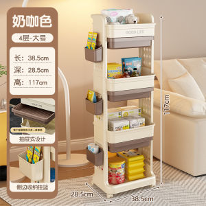 Giá Sách Di Động Nhiều Lớp Có Bánh Xe Giá Để Đồ Dùng Gia Dụng Giá Để Đồ Chơi Trẻ Em Giá Để Đồ Lưu Trữ Gọn Nhẹ