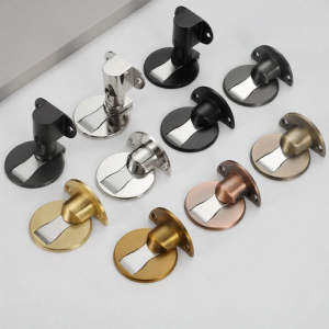 DIHUANTUO | Zinc Alloy Adjustable Invisible No-Drill Door Stopper