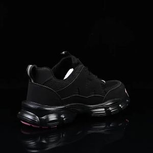 Women Safety Shoes Steel Toe Anti Slip Breathable Lightweight Soft Sole Impact Puncture Proof Work Footwear