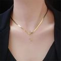🔥[Bayar di Tempat] kalung perhiasan wanita korea anti karat. 