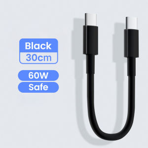 0.28M Short USB Type C Cable PD60W Fast Charging Power Bank Data Cord For iphone 15 Samsung Xiaomi Huawei Phone USB C Cable