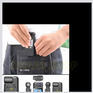 BARU JOZUZE Body Cam Mini Camera Full HD 1080p Rotating Lens 1000mAh - L11