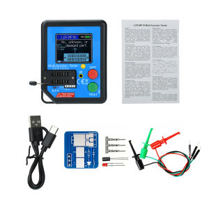 Gaqqee | Máy Kiểm Tra Bóng Bán Dẫn LCR-MF10 Đồng Hồ Vạn Năng Kỹ Thuật Số Màn Hình TFT 128x160 Công Cụ Chẩn Đoán Linh Kiện Điện Tử Có Cổng Type-C