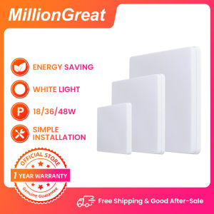 Square LED Ceiling Light 48W 36W 18W Super Bright Cold White Corrdior Living Room Bedroom Ceiling Light