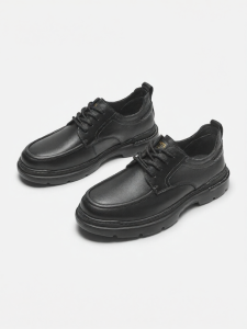 Hotwind | Black Fashion Thick Sole Mens Business Casual Shoes