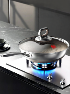 KBH | Titanium Honeycomb Design Non-stick Fry Pan