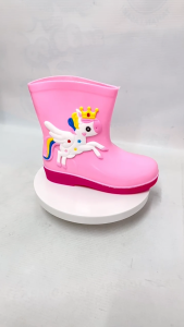 AZER RM 226-2 R 227-2 Kids Cartoon Multi-Color PVC Rain Boots / Kasut But Hujan / Kasut But Kartun / Kasut But Budak