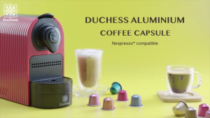 Duchess Coffee Nespresso Capsules Intenso Blend - 10 Aluminum Pods in 1 Box - Made in Thailand