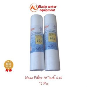 Sediment Filter Air Catridge/ Spun/ Penjernih air NANO FILTER 10 INCH 0.10 MICRON (AL325)