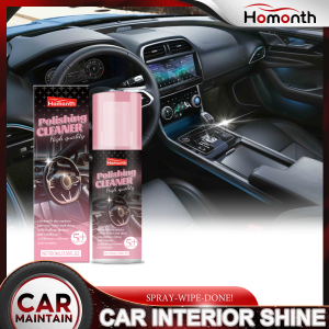 Car Interior Restorer Spray Dashboard Cleaner Plastic Polish Leather Cleaner Protectant Interior Detailing Remove Stains 100ml