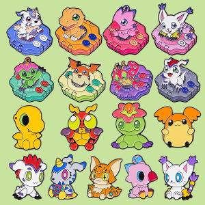 Cute Anime Digital Monster Enamel Pin Brooches for Women Lapel Pins Badges on Backpack Clothing Accessories Jewelry Friends Gift