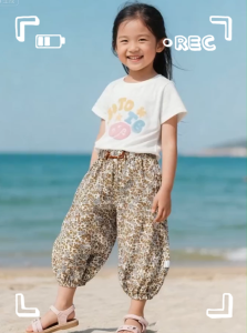 [🚚จัดส่งจากกรุงเทพฯ] กางเกงขาสั้นสบายสำหรับเด็ก กางเกงขาสั้นพิมพ์ผ้าไหมน้ำแข็งที่สบายและหลวมสำหรับเด็ก 2-14 ปี