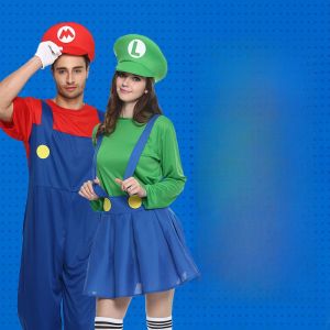 Mũ Mario Super Mario Party Performance Louis Cosplay Mũ Biểu Diễn Cho Trẻ Em Ngày Lễ Trang Phục Hóa Trang Trang Trí Tiệc