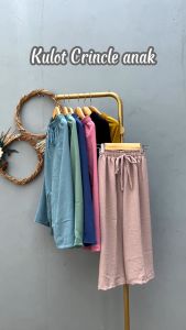 Grosir Kulot Crinkle Polos Anak Perempuan 1-12 Tahun