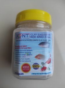Clay Koi Exclusif 100 gram for Koi and Fish kemasan botol