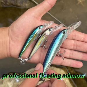 GOBAIT Minnow Lure 17.5g 8.5g Deep Diving Crankbait Long Cast Hard Bait for Saltwater Bass Pike 1-2Pcs Artificial Fishing Lures