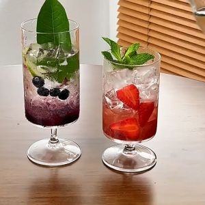 แก้วน้ำผลไม้ แก้วใส่เครื่องดื่ม แก้วใส่เครื่องดื่มเย็น แก้วใส่ขนม แก้วใส่น้ำฟองคุณภาพสูงสำหรับผู้หญิง
