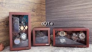 กล่องหมุนนาฬิกาออโต้ ไม้แท้จามจุรีไทย รับประกัน 6 เดือน สำหรับนาฬิกาแฟชั่น
