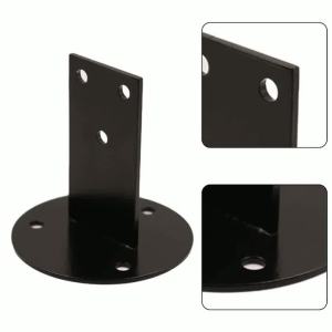 Stainless Steel Straight Handrail Bracket Wall Bracket Railing Handrail Fixed Support Bracket Stair Flat Bottom Handrail Bracket
