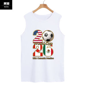 Soccer Fan Memorial USA Canada Mexico Mens Cotton Tank Top