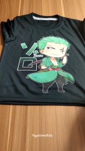 Code8.id DTF Kaos Anak Laki Laki Karakter Anime Zoro Best Seller Awan MURAH DAN TRENDY