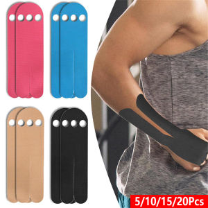 5/10/15/20Pcs Precut Kinesiology Tape for WristWaterproof Elastic Athletic TapeSports Joint Muscle SupportBowling Wrist Tapes