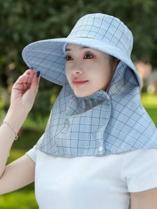 Mũ Chống Nắng Tháo Rời Mũ Đi Tưới Trà Mùa Xuân Hè Mũ Chống Nắng Cho Nữ Mùa Hè Mũ Chống Gió Xe Điện Mũ Che Mặt Chống Nắng