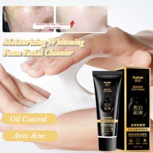 Seefair Moisturizing Whitening Foam Facial Cleanser Oil Control Deep Cleansing Gentle Exfoliating Anti Acne Skin care