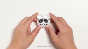 Elago 2 Pairs Tips telinga Cover sesuai untuk AirPods 4