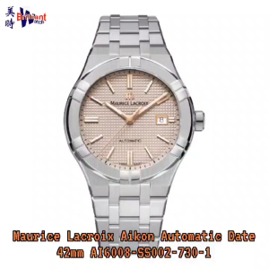 🔥NEW🔥Maurice Lacroix Aikon Automatic Date 42mm Ecru AI6008-SS002-730-1/Silver AI6008-SS002-130-1 Men Watch