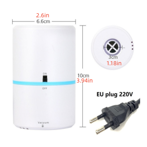 Vacuum compression bag electric pump suction pump Mini Vacuum Sealer Machine Space Saver for Clothes Food Organizer